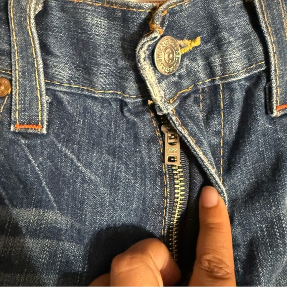 True Religion Men's Vintage Billy Bootcut Jeans Size 36x33 Relaxed Made In USA - Picture 9 of 16